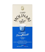 Кофе в капсулах Molinari DECAFFEINATO Декофеинато (10шт) Кофе в капсулах Molinari DECAFFEINATO Декофеинато (10шт)