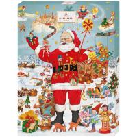 Niederegger Рождественский календарь Дед Мороз, 500 гр.