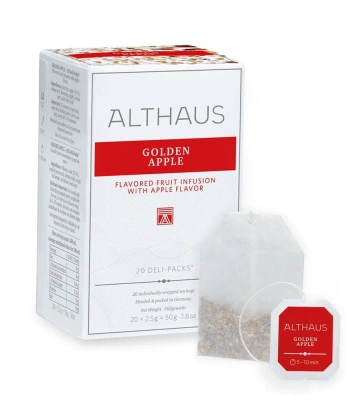 Чай фруктовый Althaus Golden Apple пакетики 20x2,5гр.