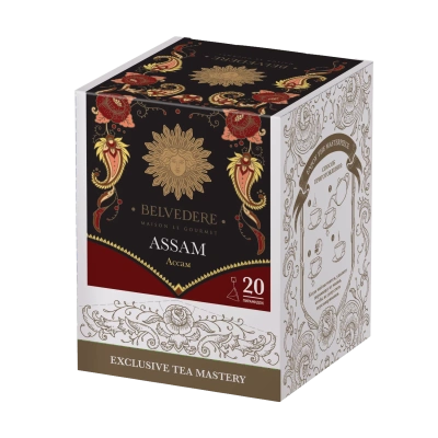 Чай черный Belvedere Assam в пирамидках 20x3,5гр.